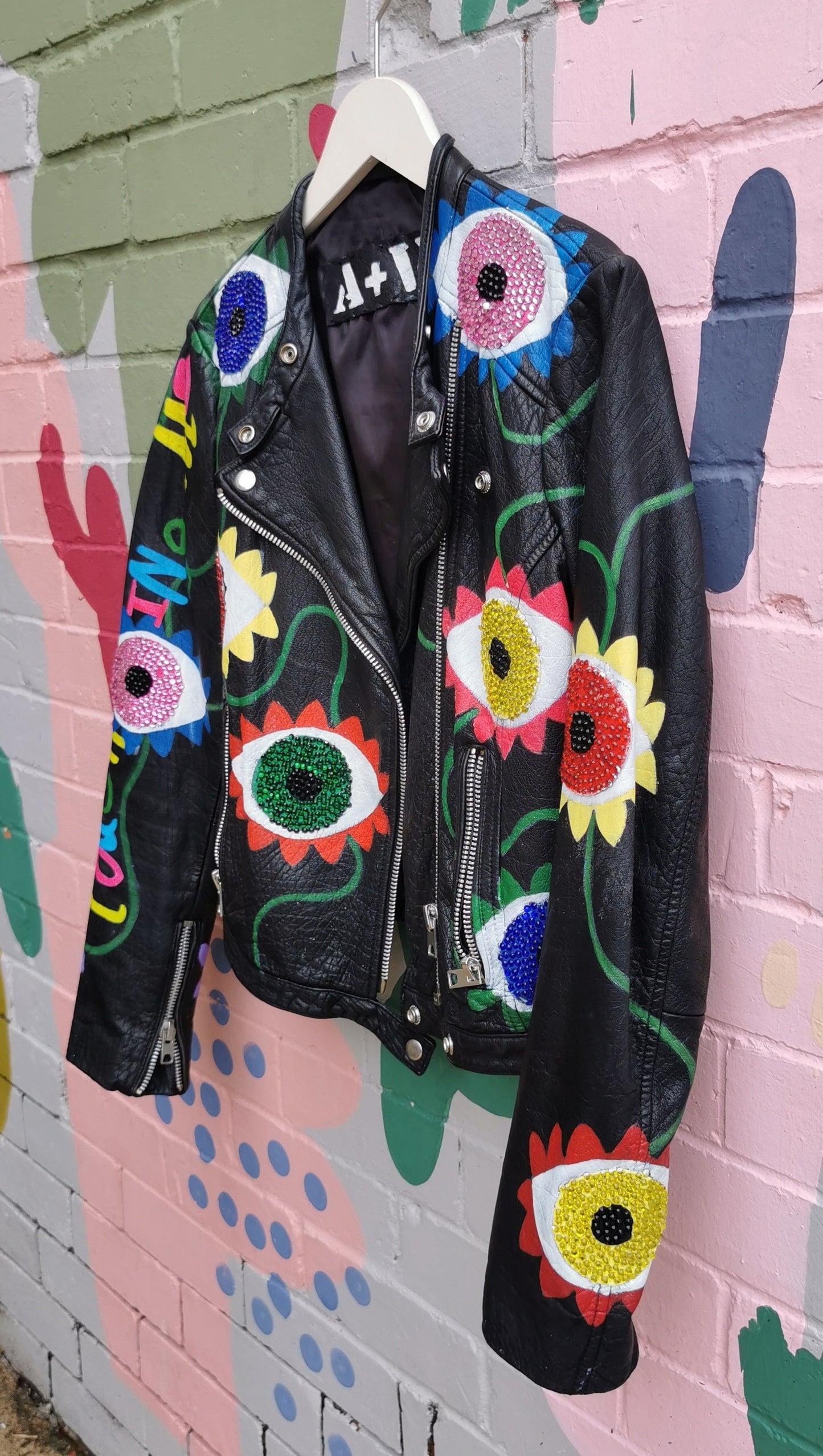 Rhinestone Eyeball Jacket