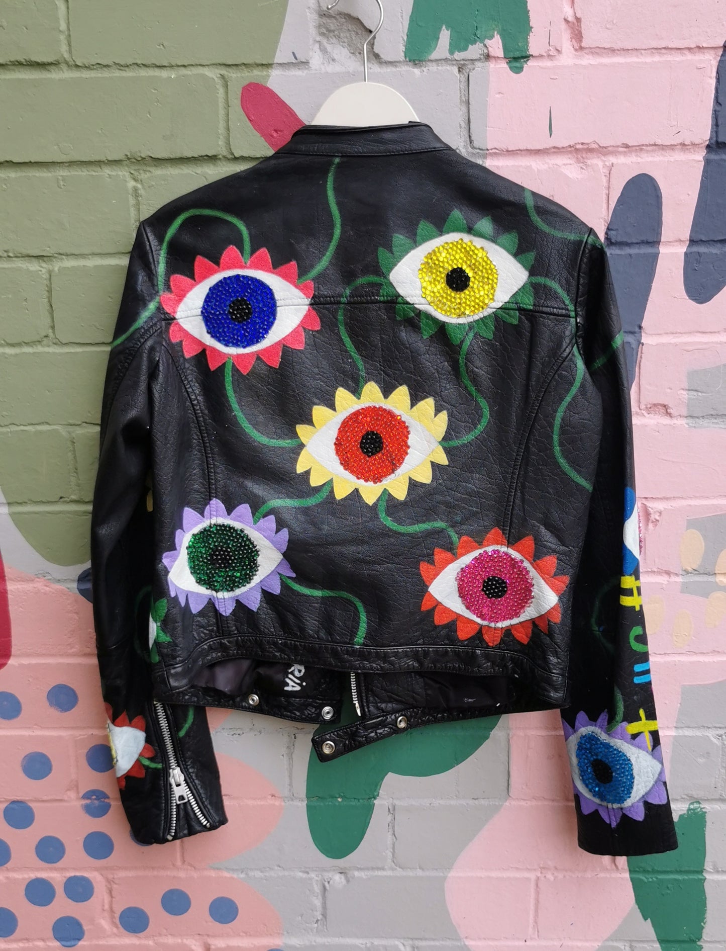 Rhinestone Eyeball Jacket