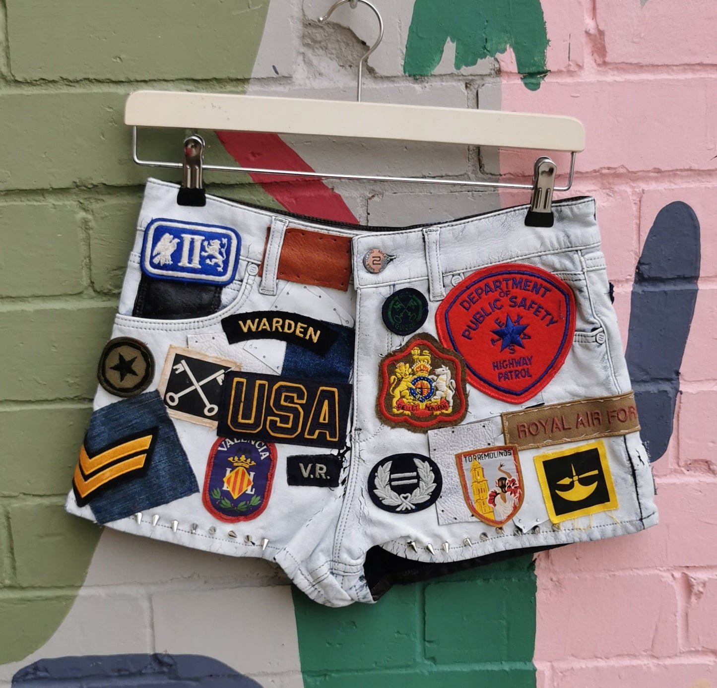 Patchwork Hotpants