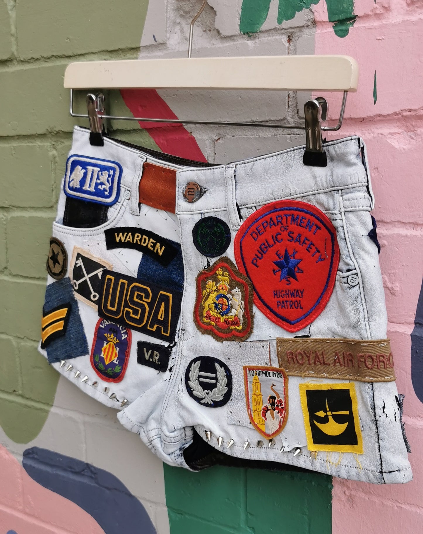 Patchwork Hotpants