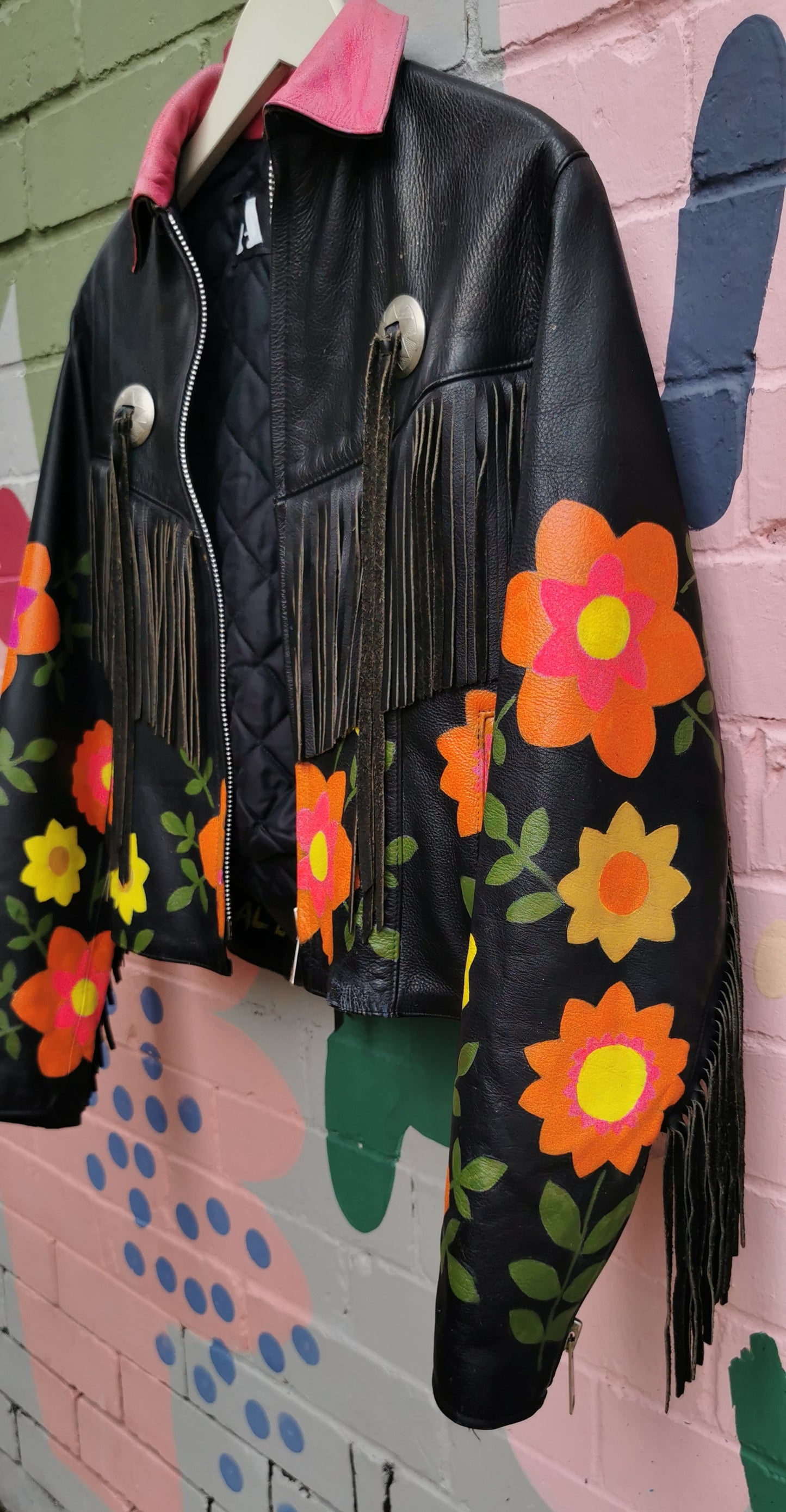 60s Floral Tassel Jacket