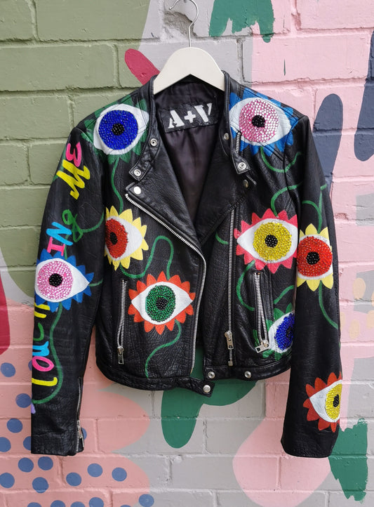 Rhinestone Eyeball Jacket