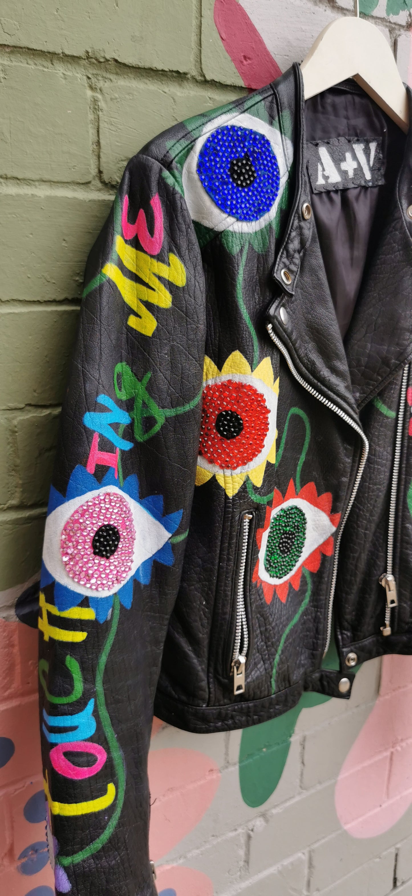 Rhinestone Eyeball Jacket