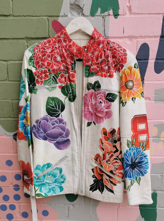 Floral Jacket - White
